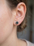 Anti-Tarnish Rosegold Round Earring