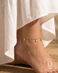 Anti-Tarnish Gold Anklet With Adjustable Size-pcs 1