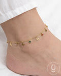 Anti-Tarnish Gold Anklet With Adjustable Size-pcs 1