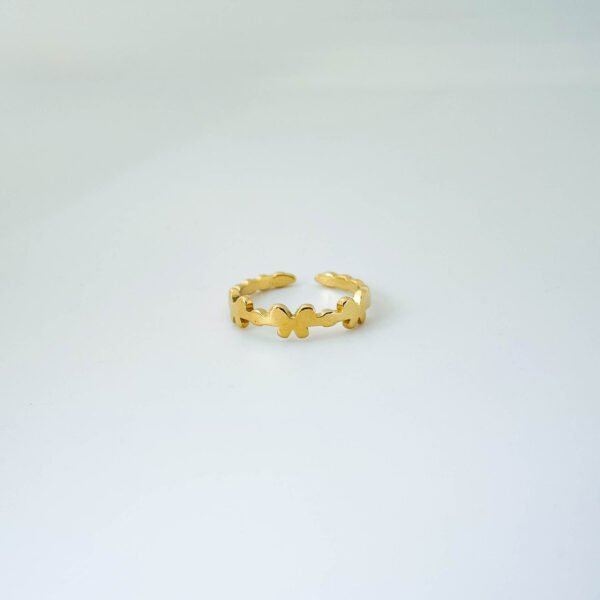 Bow Gold Zoi Ring (Adjustable Size)