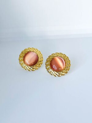 Peach Spi Earrings