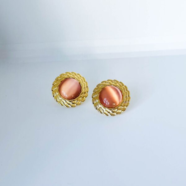 Peach Spi Earrings