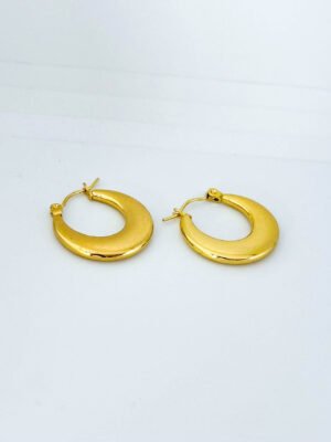 Rou Gold Hoop Earrings