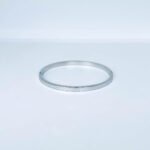 Silver Sleek Unisex Bangle Bracelet