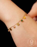 Anti-Tarnish Gold Multi Stone Bracelet