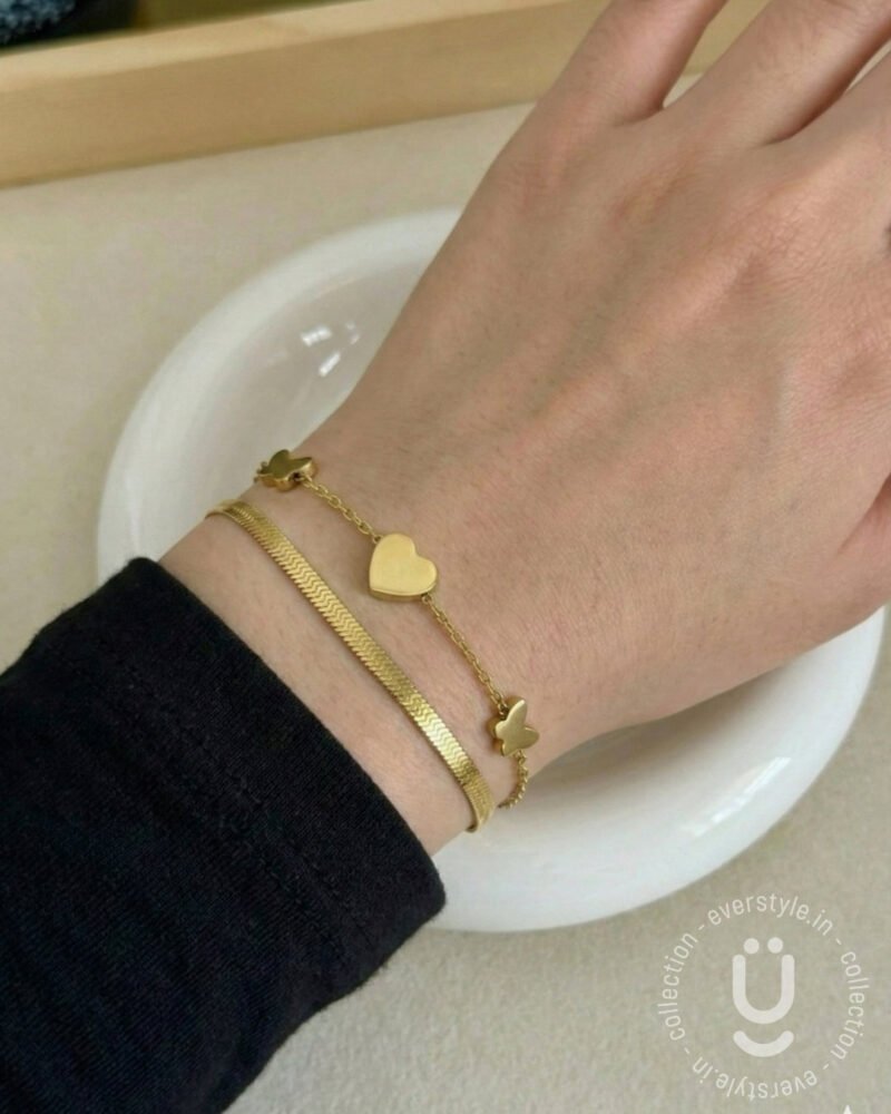 Anti-Tarnish Gold Double Layer Bracelet