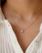 Anti-Tarnish Gold Invisible Pendant Necklace