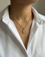 Anti-Tarnish Gold Monalisa Necklace