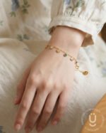 Anti-Tarnish Gold Multi Stone Bracelet