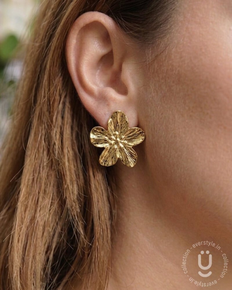 Anti-Tarnish Gold Earring