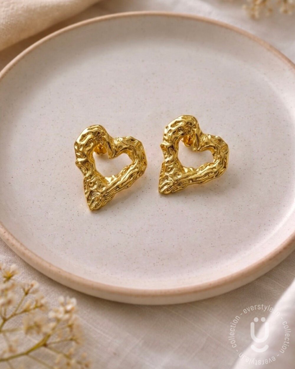 Anti-Tarnish Gold Earring
