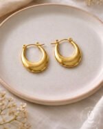 Anti-Tarnish Gold Earring
