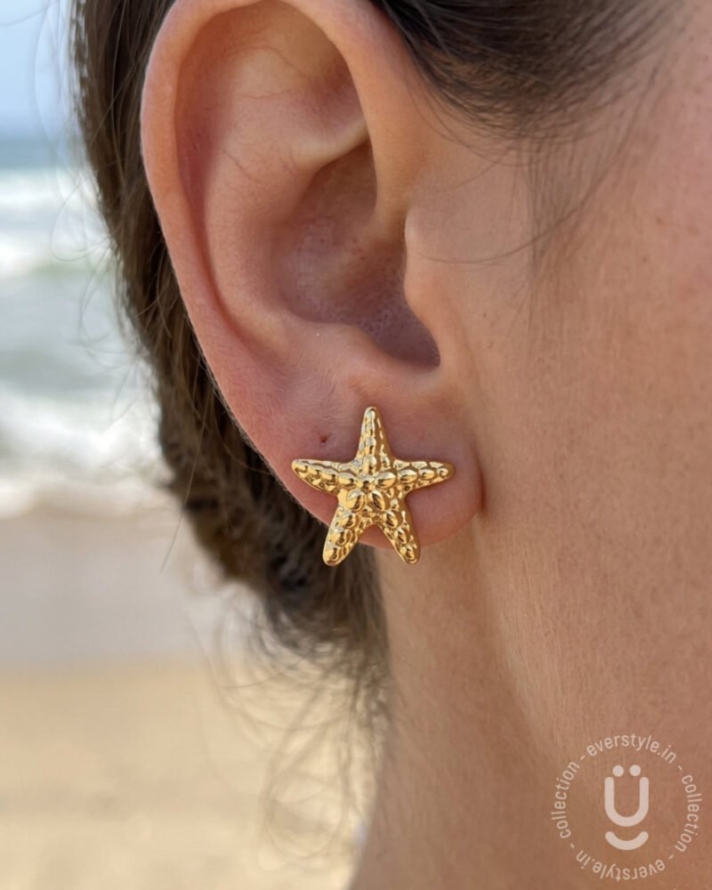 Anti-Tarnish Gold Earring