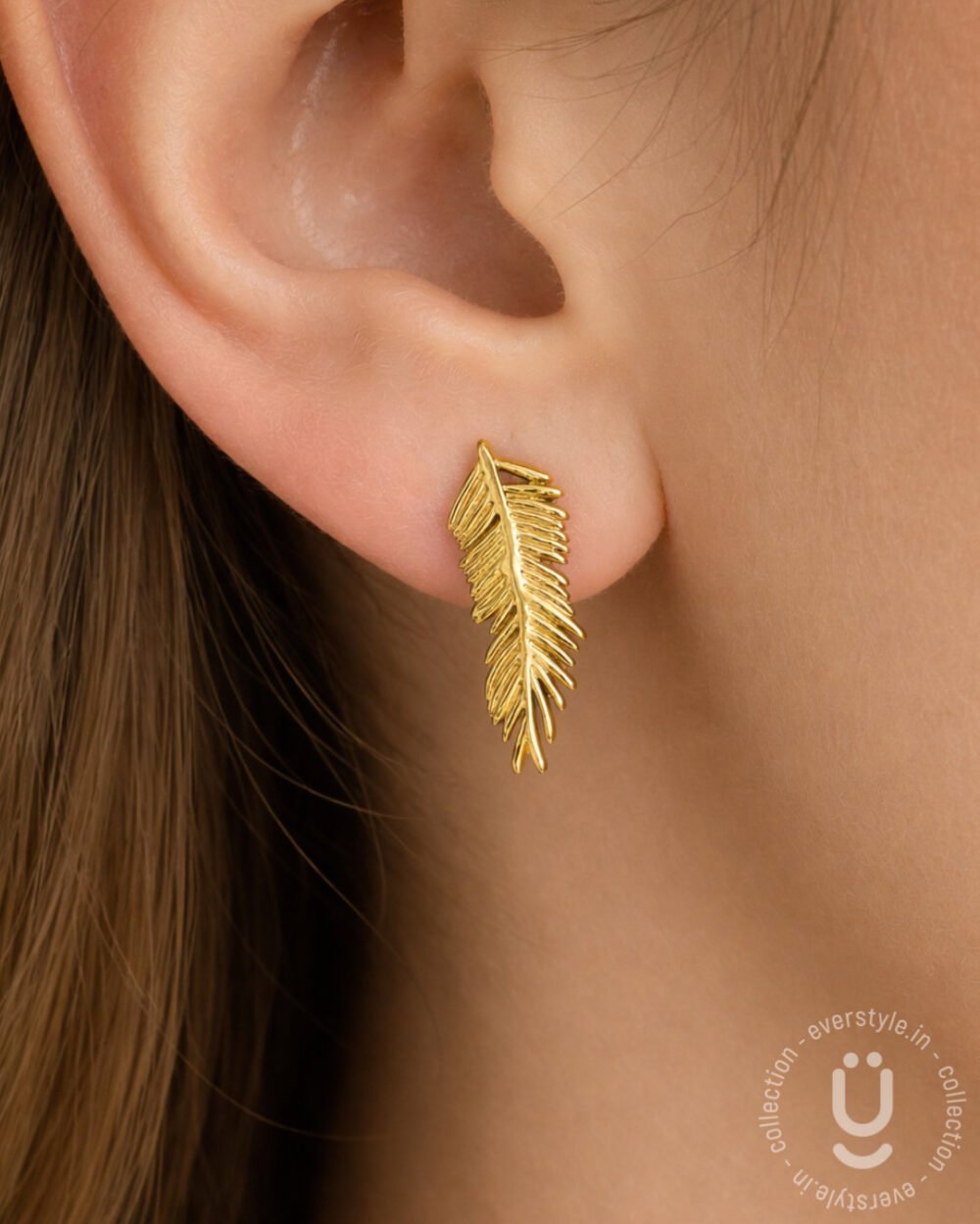 Anti-Tarnish Gold Earring