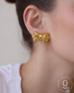 Anti-Tarnish Gold Earring