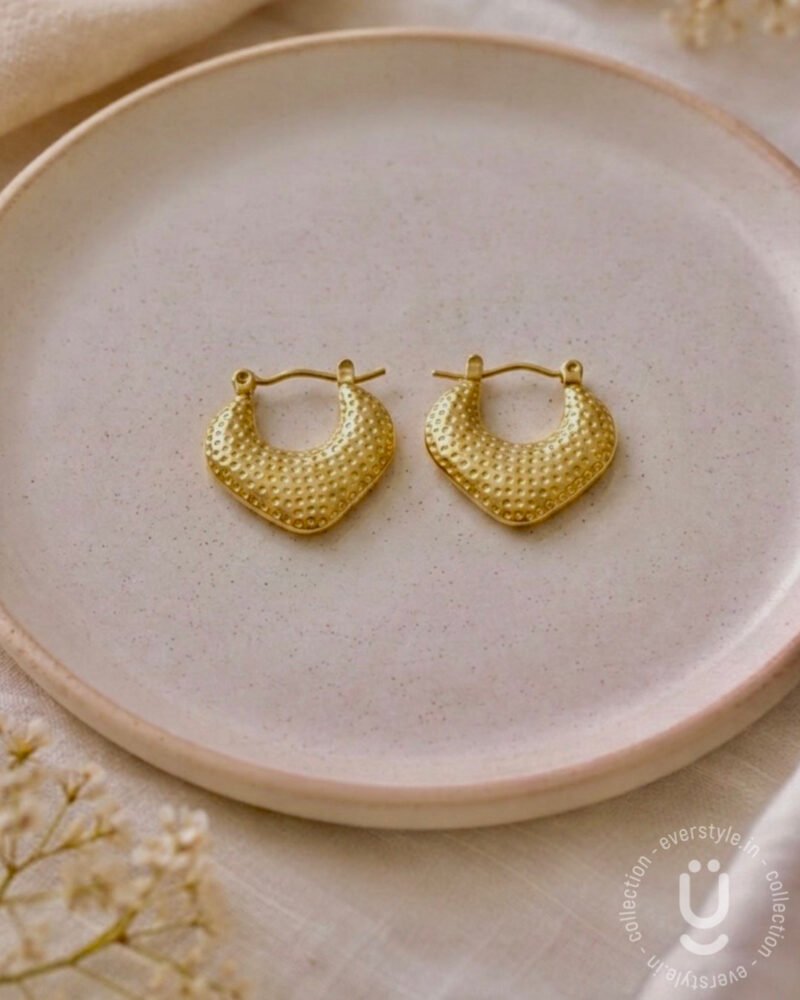 Anti-Tarnish Gold Earring