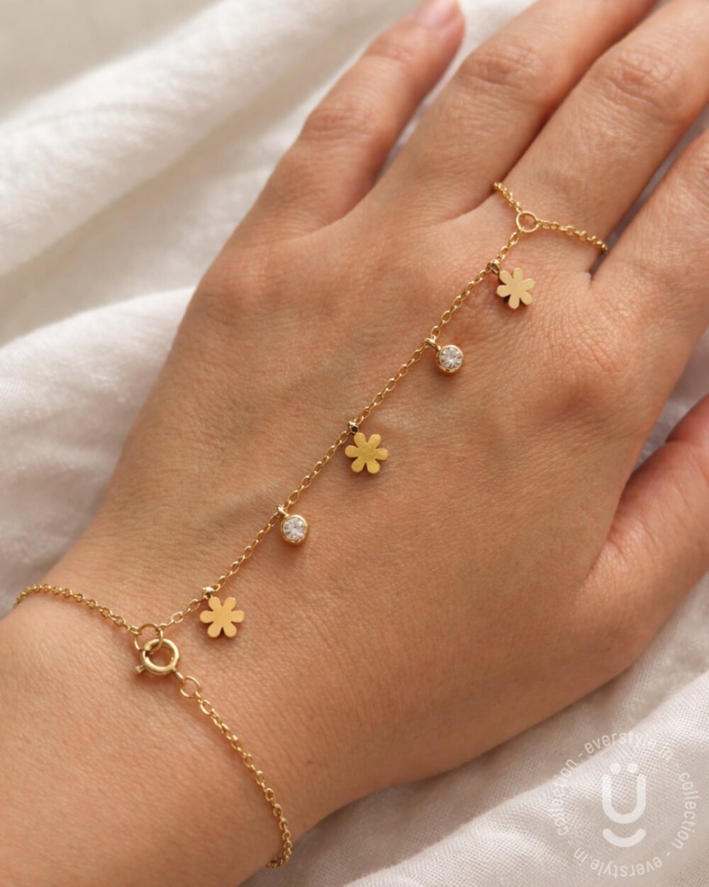 Anti-Tarnish Gold Hand Chain