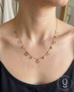 Anti-Tarnish Gold Charms Necklace