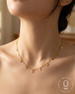 Anti-Tarnish Gold Charms Necklace