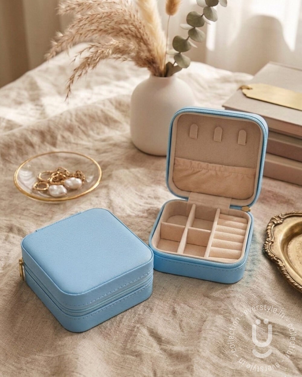 Jewellery Organiser Box-Blue