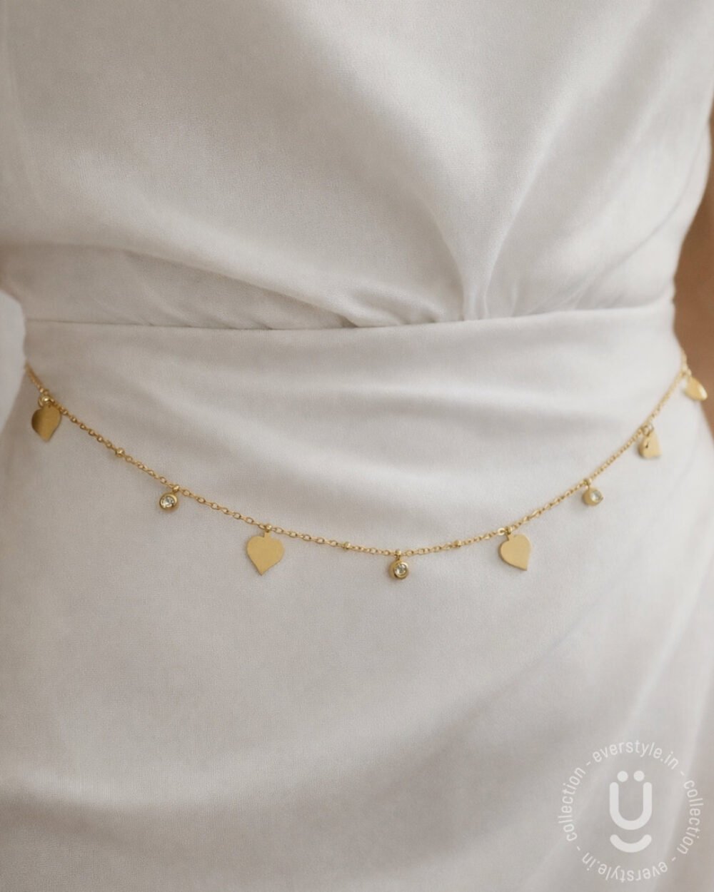 Anti-Tarnish Gold Waist Chain With Adjustable Size