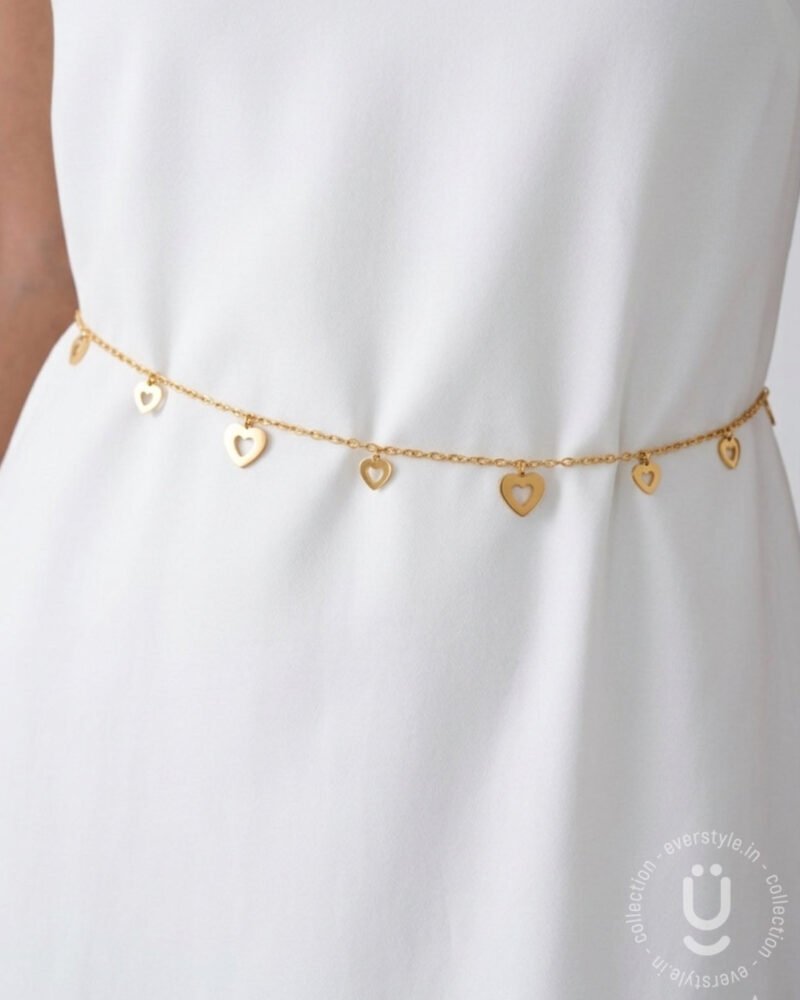 Anti-Tarnish Gold Waist Chain With Adjustable Size