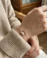 Anti-Tarnish Rose Gold Butterfly Adjustable Bracelet