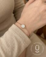 Anti-Tarnish Rose Gold Stone Adjustable Bracelet