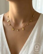 Anti-Tarnish Gold Charms Necklace
