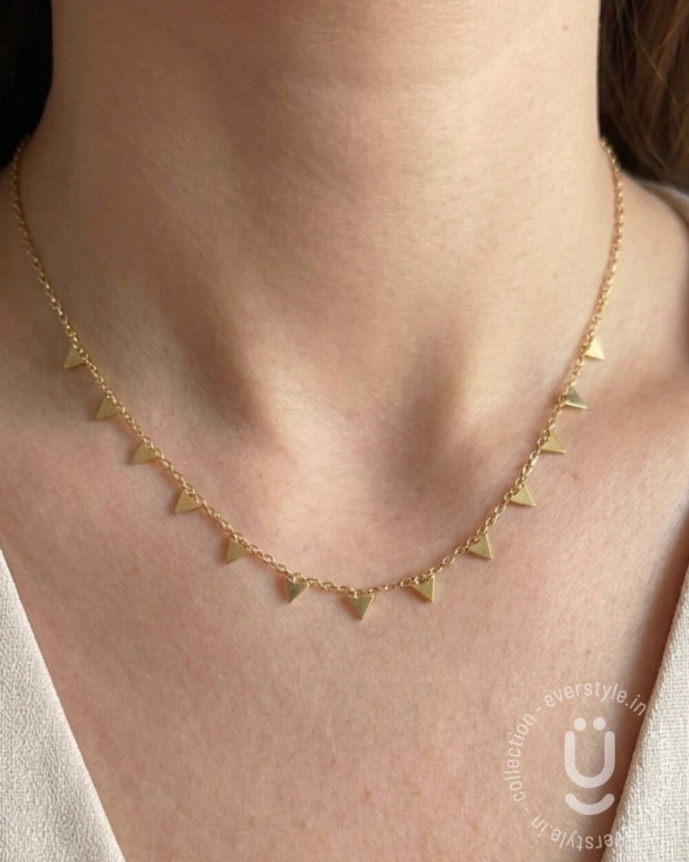 Anti-Tarnish Gold Charms Necklace