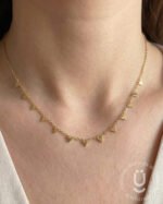 Anti-Tarnish Gold Charms Necklace