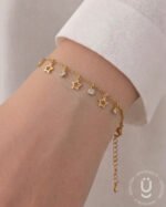 Anti-Tarnish Gold Star Adjustable Bracelet