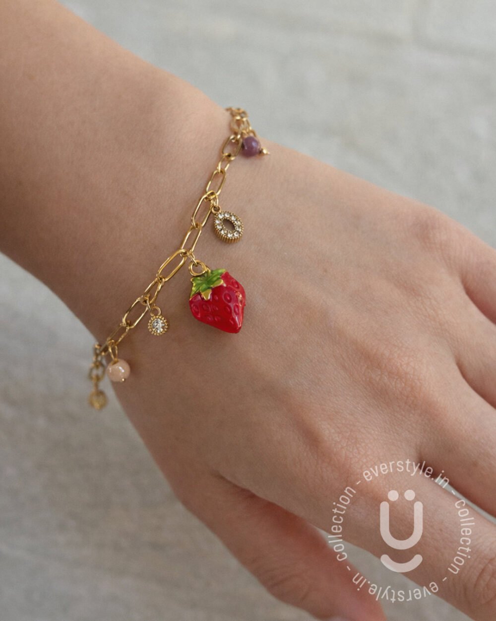Anti-Tarnish Charms Adjustable Bracelet