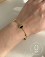 Anti-Tarnish Flower Adjustable Bracelet