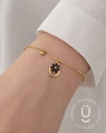 Anti-Tarnish Flower Adjustable Bracelet