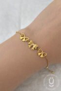 Anti-Tarnish Bow Adjustable Bracelet