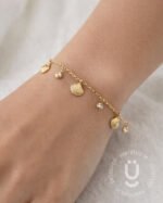 Anti-Tarnish Shell Adjustable Bracelet