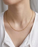 Anti-Tarnish Gold Snake Necklace