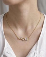 Anti-Tarnish Gold Tulip Necklace